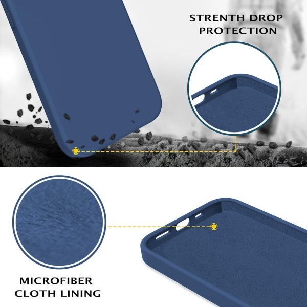 Silicone For Apple iPhone 13 Back Cover Blue - Image 3
