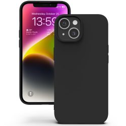 Silicone For Apple iPhone 13 Back Cover Black