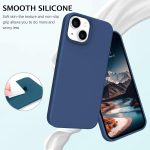 Silicone For Apple iPhone 13 Back Cover Blue - Image 4