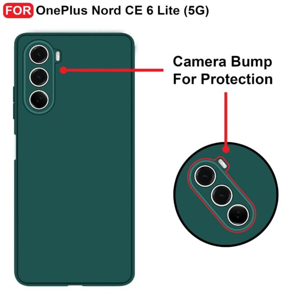 Silicone For OnePlus Nord CE6 Lite 5G Back Cover Green - Image 4