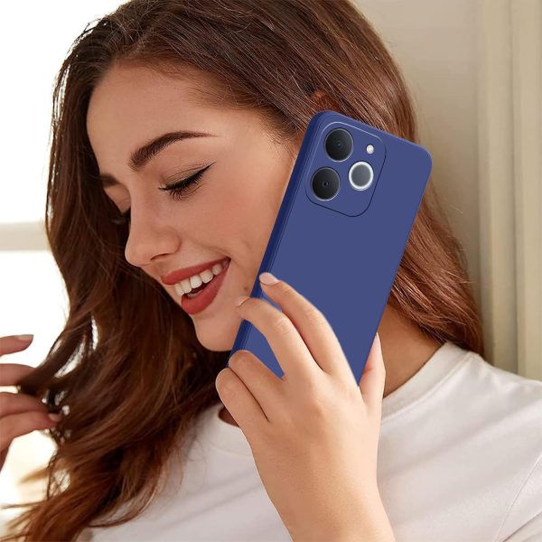 Silicone For Realme C71 4G | Narzo 80 Lite 4G Back Cover Blue - Image 4