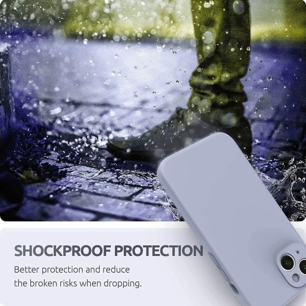 Silicone For Apple iPhone 13 Back Cover Gray - Image 4
