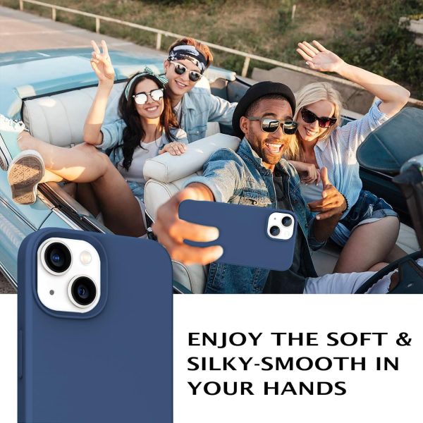 Silicone For Apple iPhone 13 Back Cover Blue - Image 5