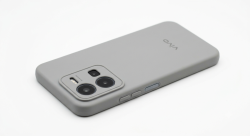 Silicone For Vivo Y35 4G Back Cover Gray New